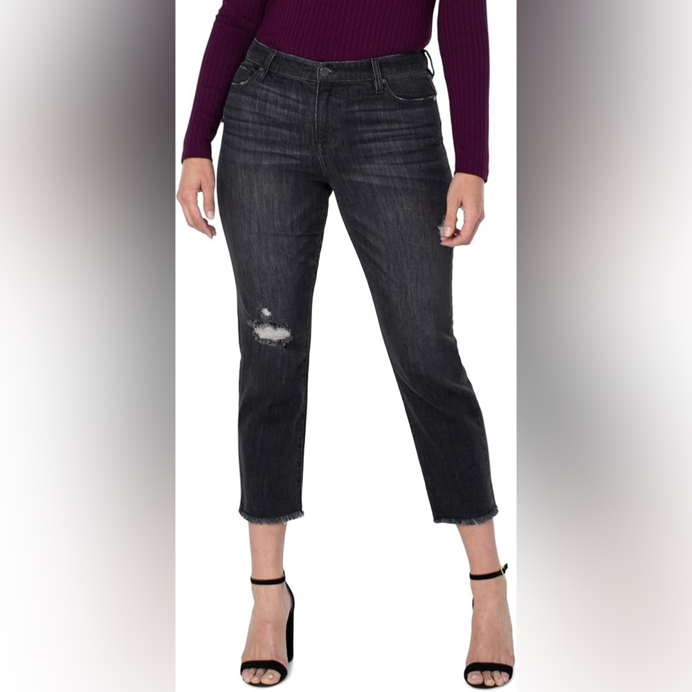 Nwt Stitch Fix Liverpool Kennedy Crop Straight Costa Mesa Size 4/27 Minimalist